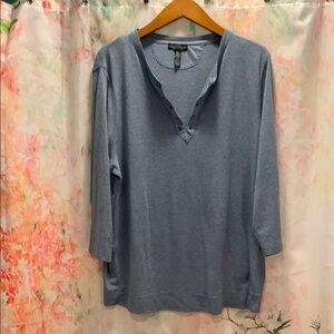 Blue Long Sleeve Tee